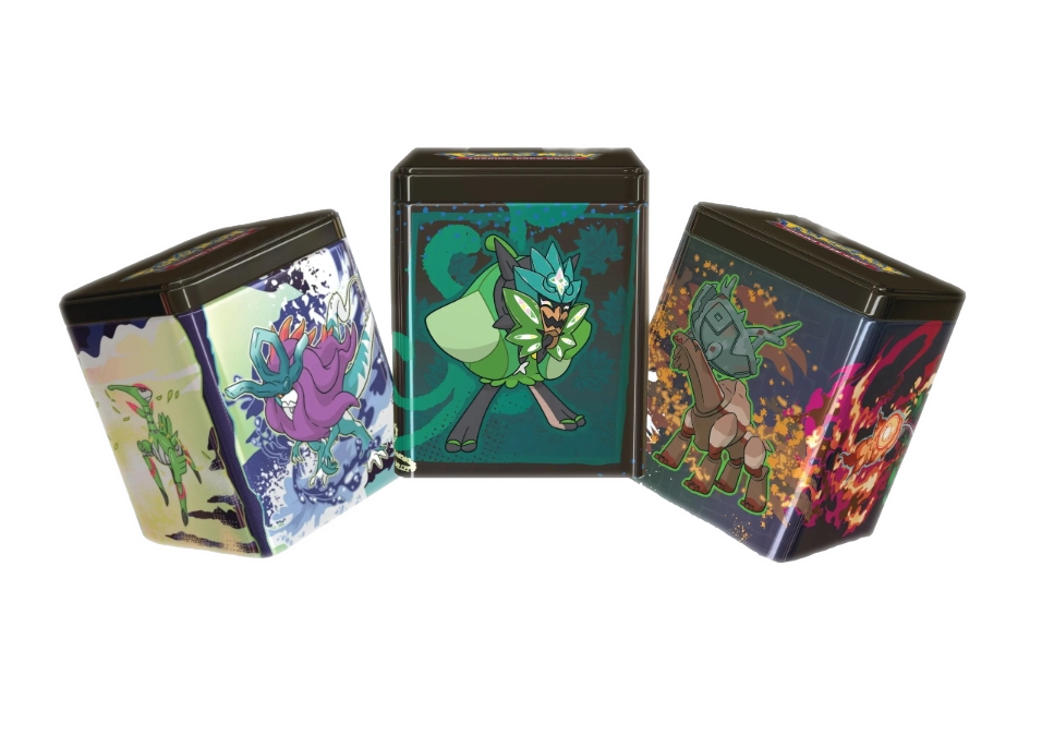 Stapel-Tin Box Frühjahr 2025 - Pokemon Tin Box DE
