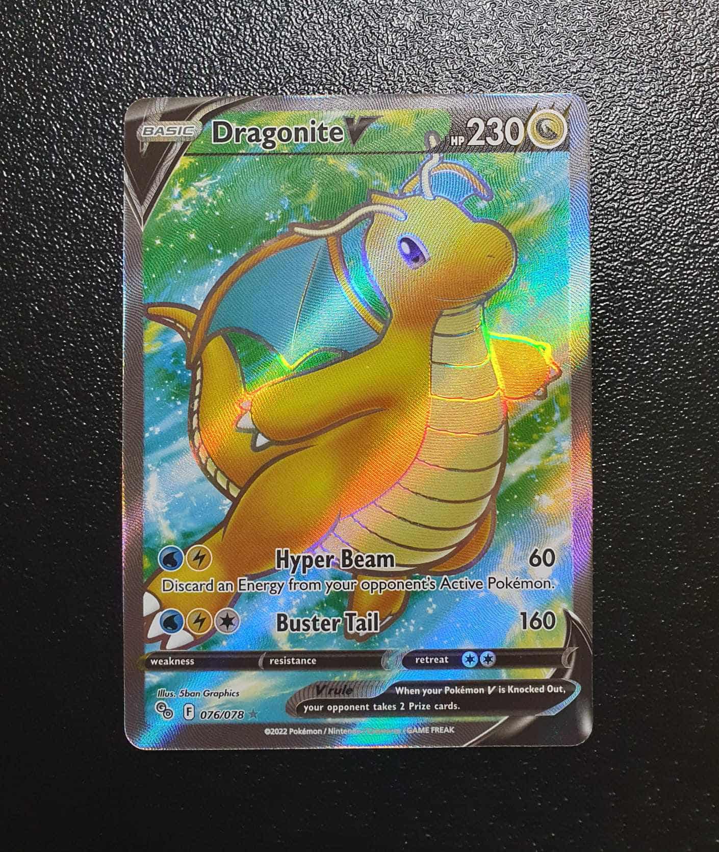Dragonite V PGO 076/078 NM ENG