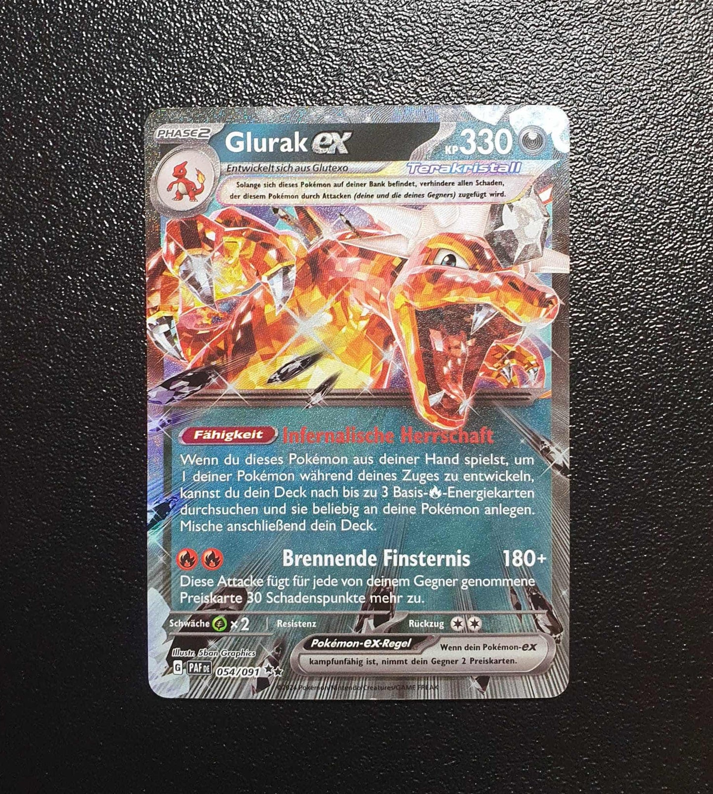 Glurak ex PAF 054/091 NM DE