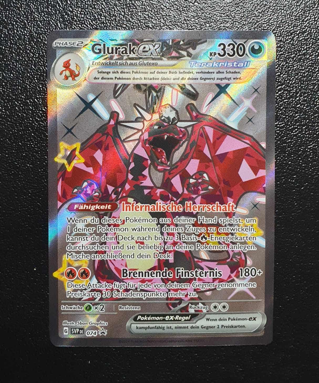 Glurak ex SVP 074 NM DE Promo