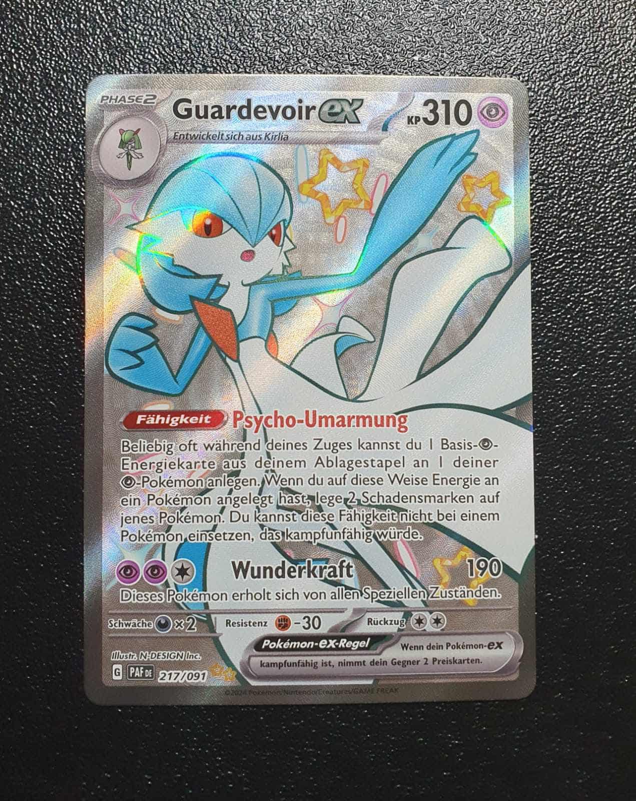 Guardevoir ex PAF 217/091 NM DE