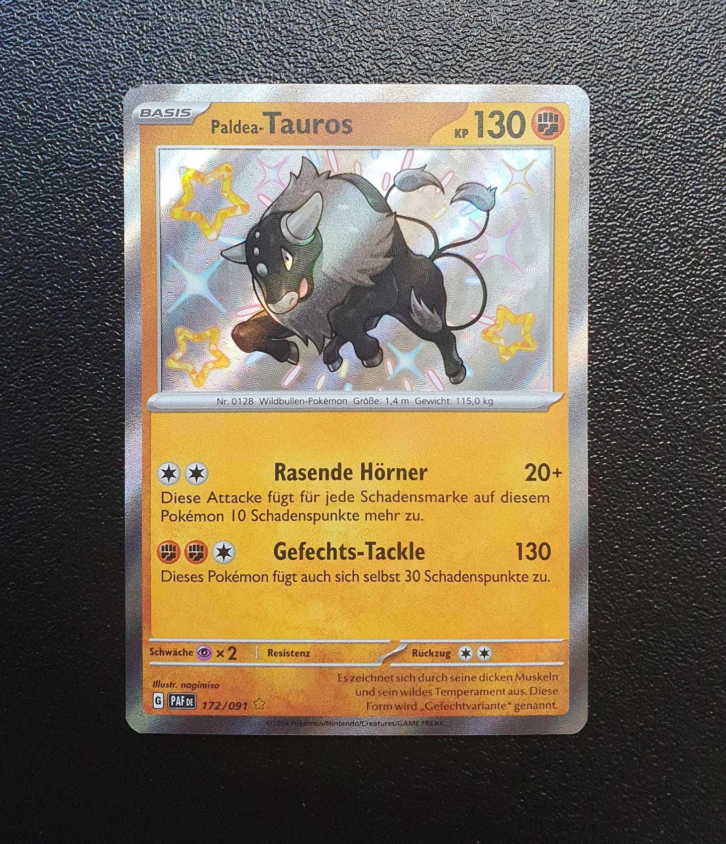 Paldea-Tauros PAF 172/091 NM DE
