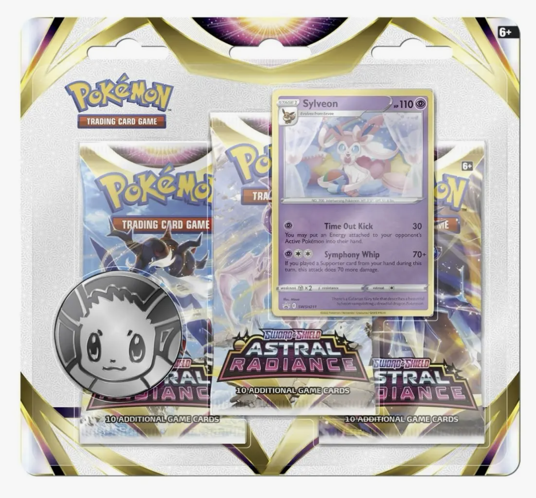 Astral Radiance(ASR) - Sylveon 3-Pack Blister ENG