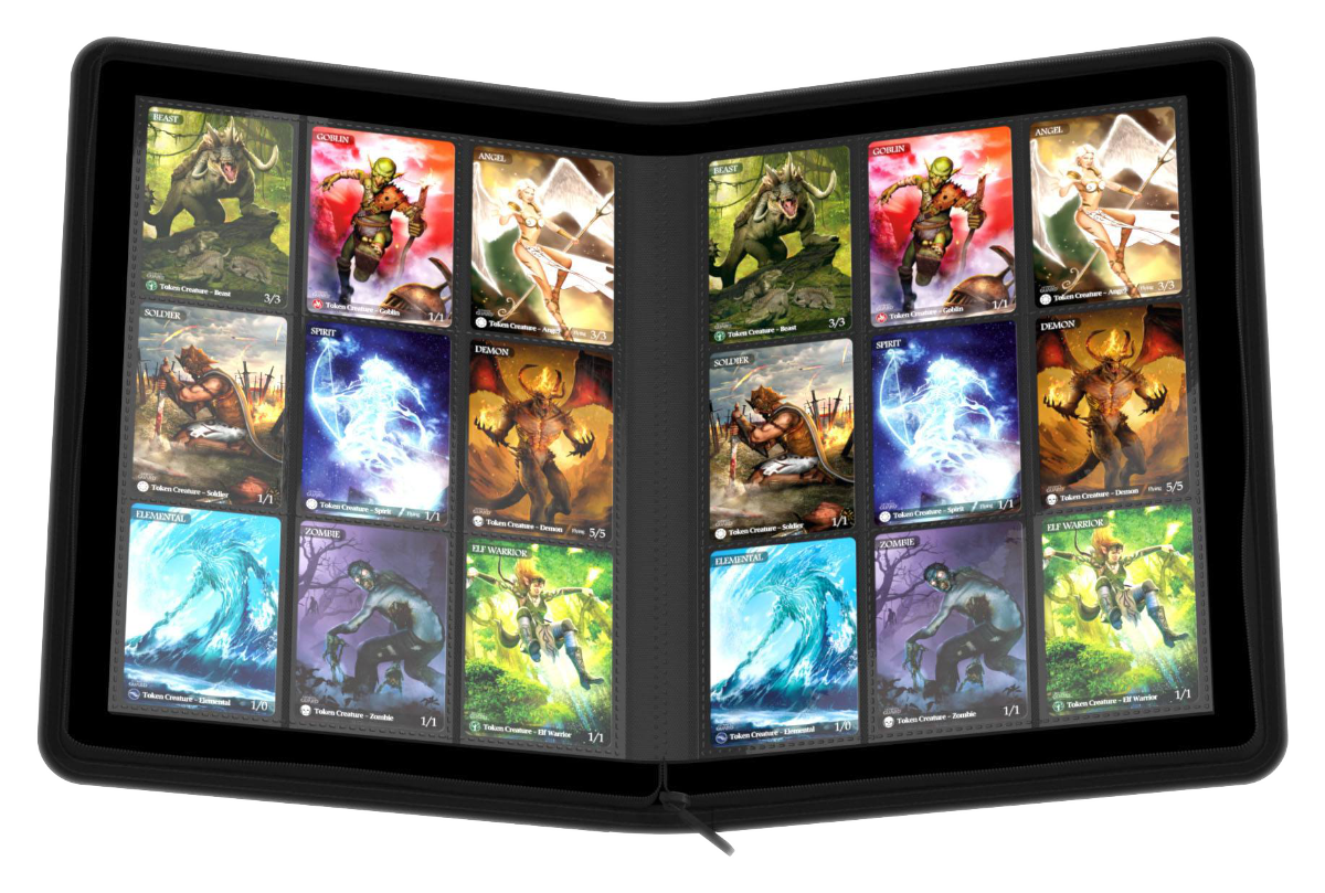 Ultimate Guard Zipfolio 360 - 18-Pocket XenoSkin Schwarz