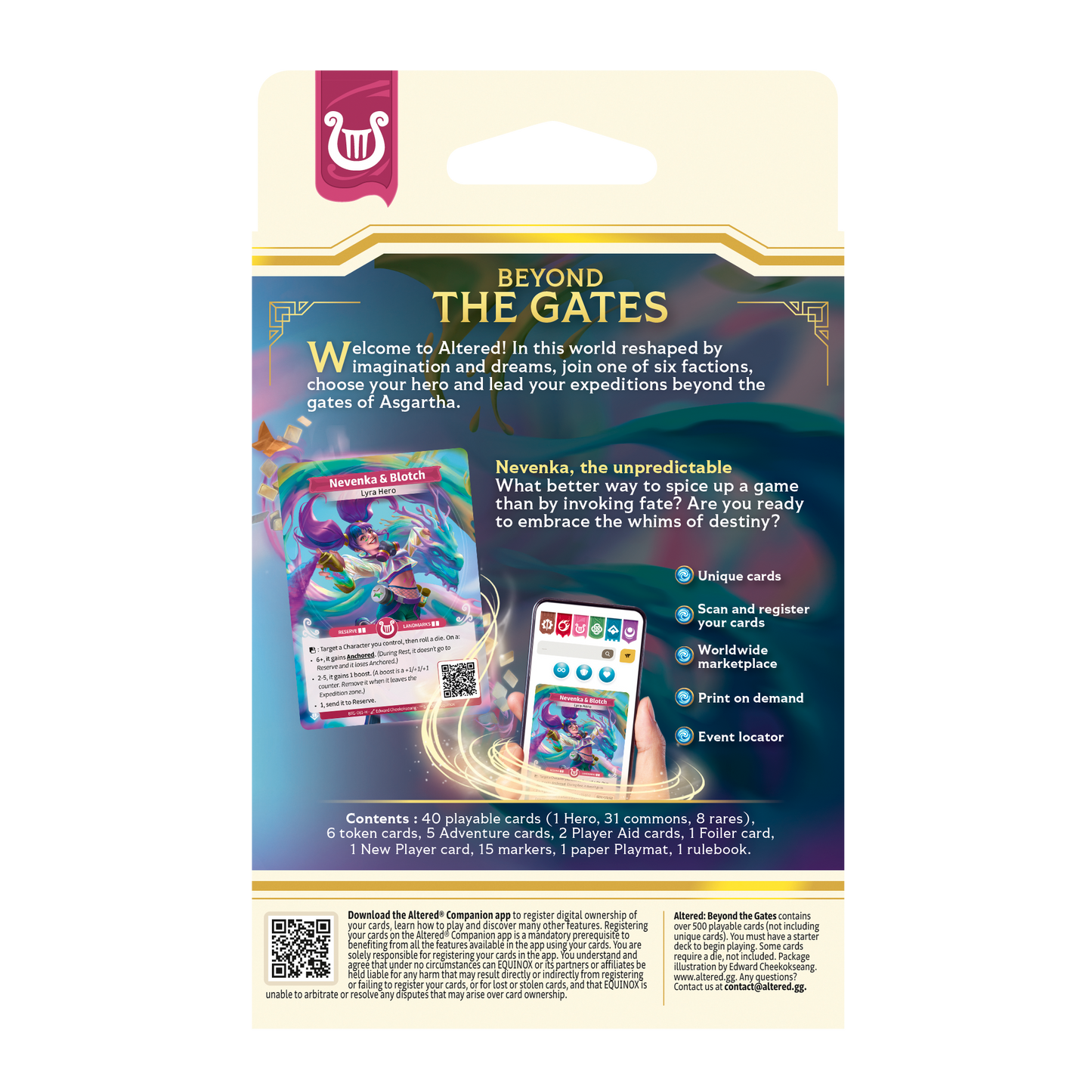 Altered Starter Decks - Beyond the Gates - Lyra ENG