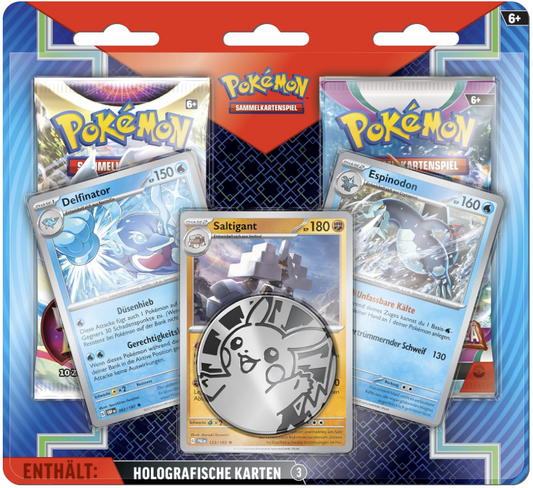 Pokémon Enhanced 2-Pack Blister(Saligant, Espinodon, Delfinator) DE