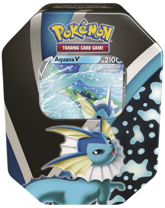 Aquana V Pokémon Tin Box DE