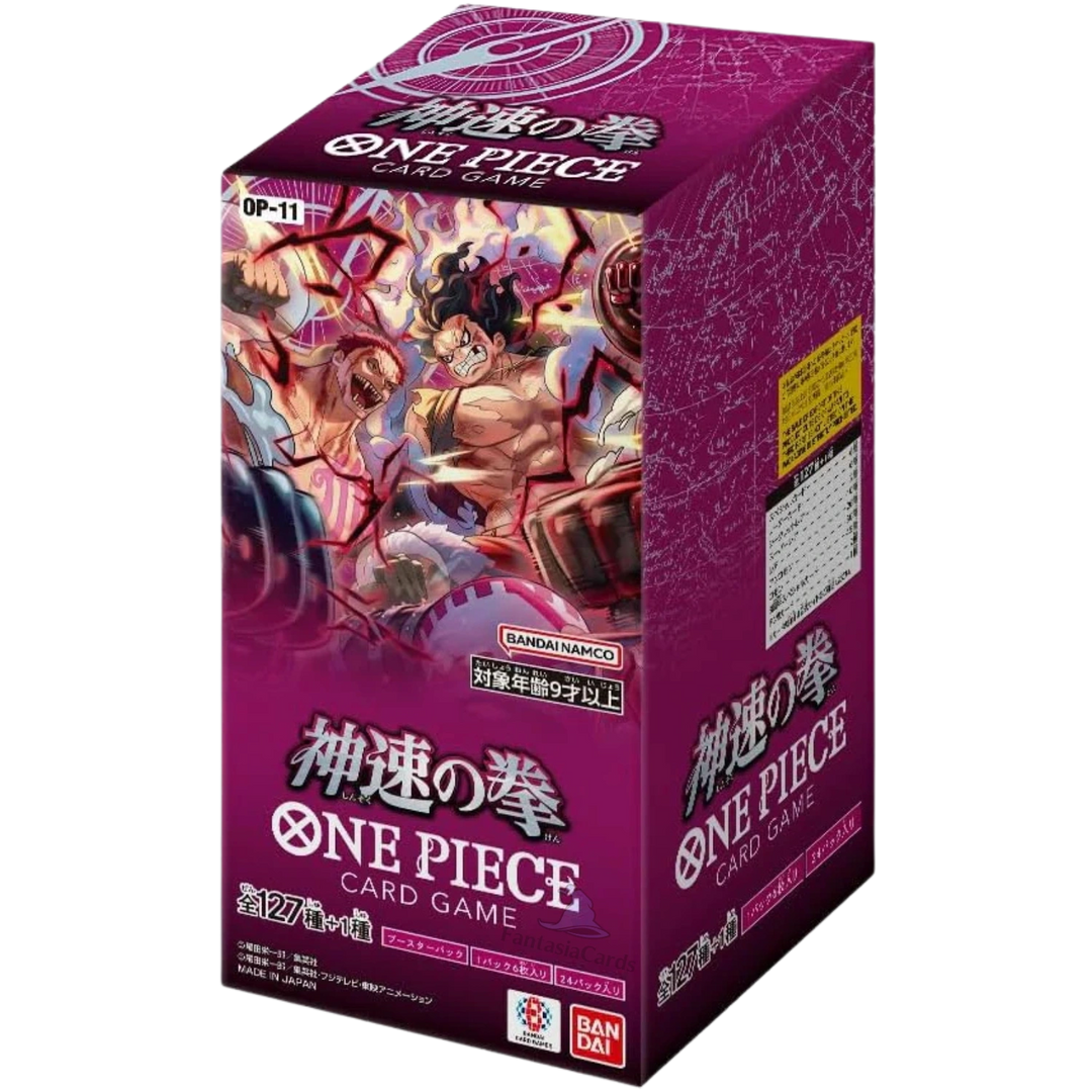 A Fist of Divine Speed (OP11) - One Piece Display JAP