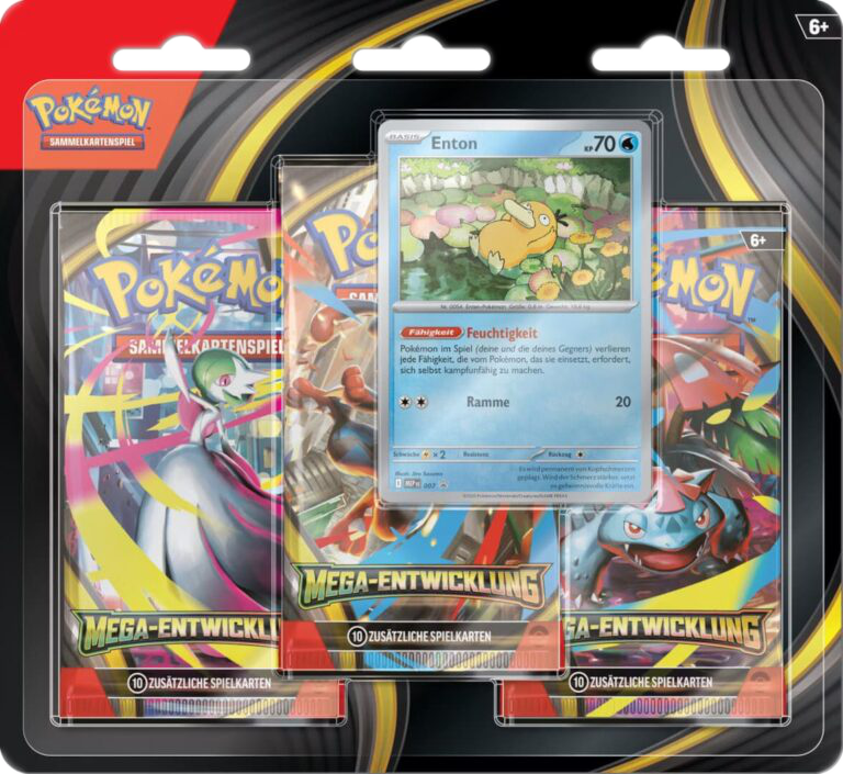 Mega Entwicklung 3-Pack Blister DE