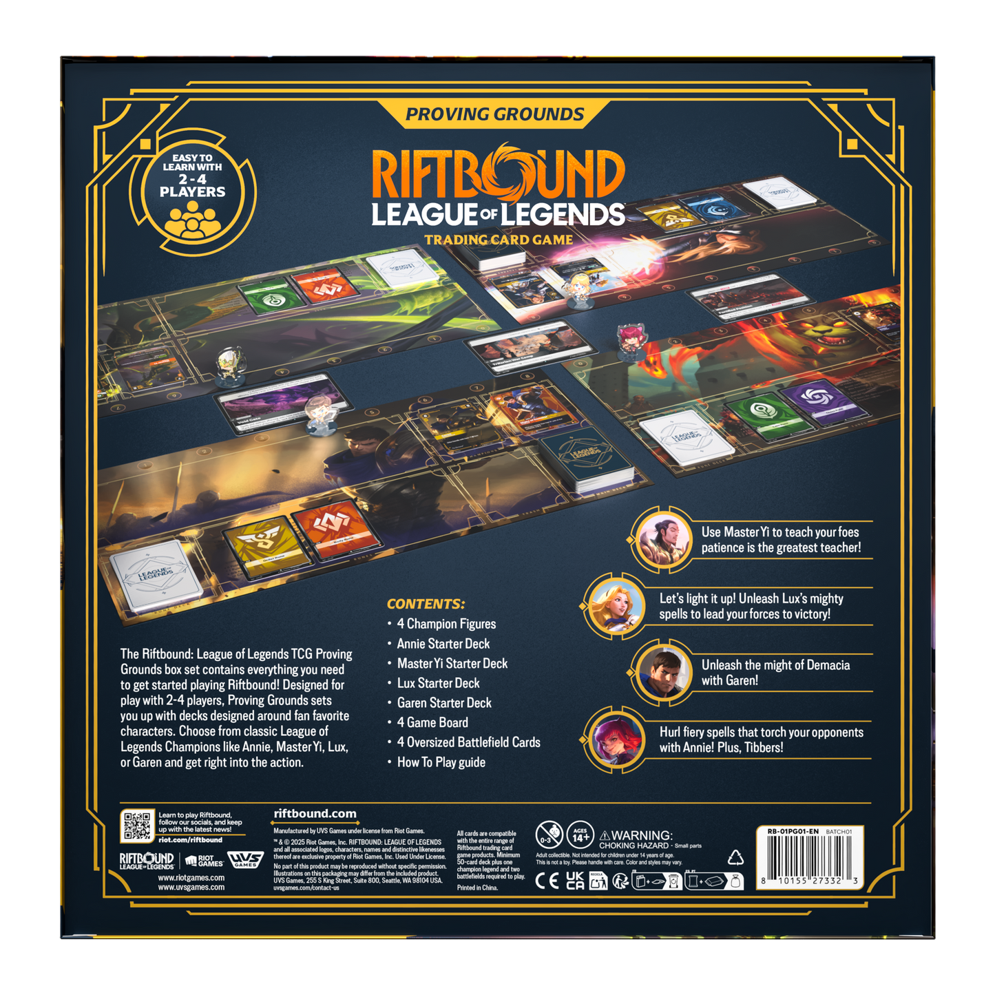 Riftbound: Origins LoL Proving Grounds Starter Set ENG
