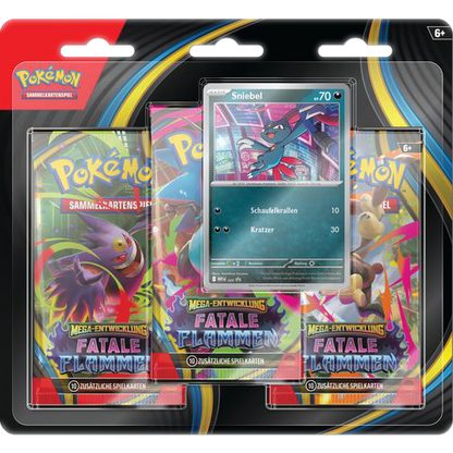 Fatale Flammen 3-Pack Blister DE