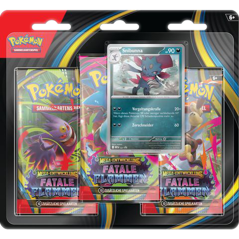 Fatale Flammen 3-Pack Blister DE