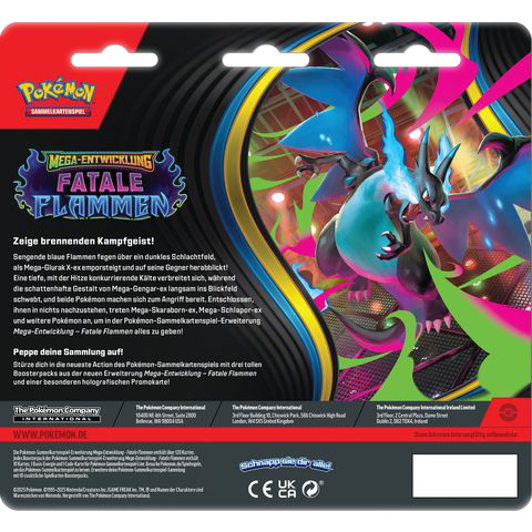 Fatale Flammen 3-Pack Blister DE