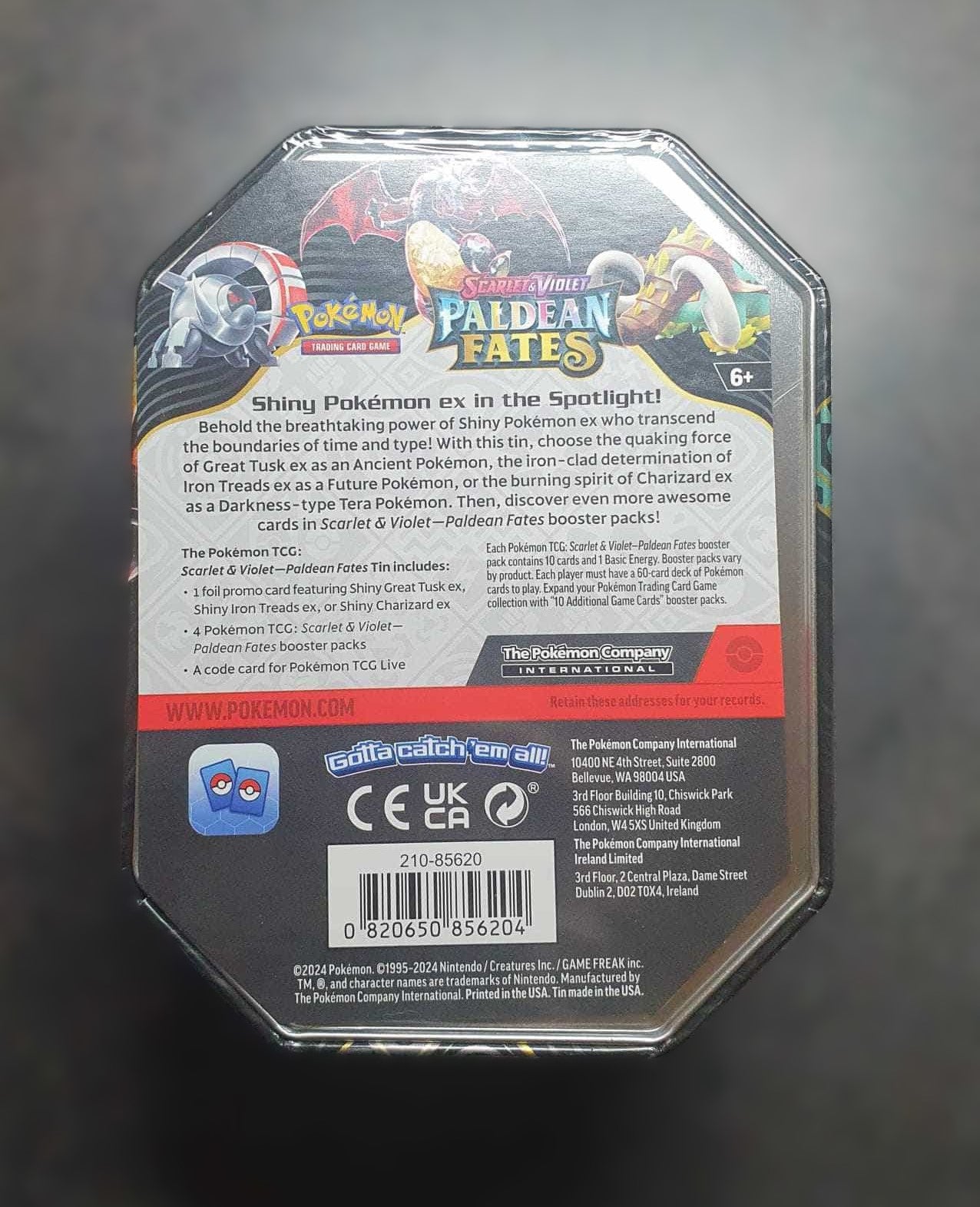 Iron Treads ex(PAF) - Pokémon Tin Box ENG