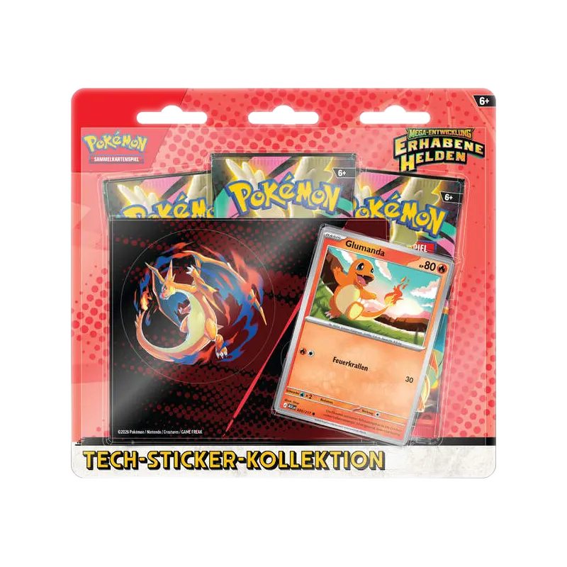 Pokémon ME2.5 Erhabene Helden Tech-Sticker Blister