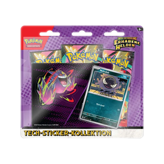 Pokémon ME2.5 Erhabene Helden Tech-Sticker Blister