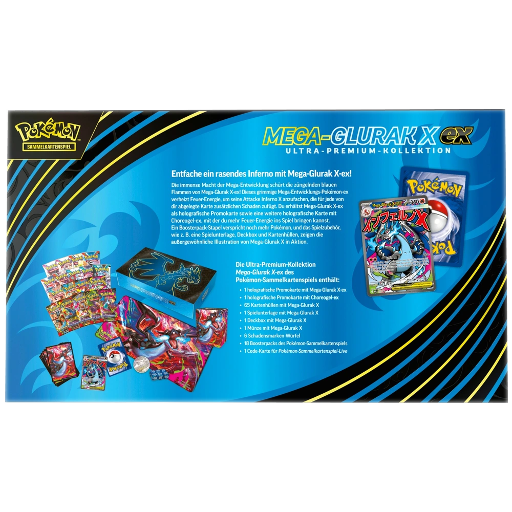 Mega-Glurak X ex Ultra Premium Kollektion DE