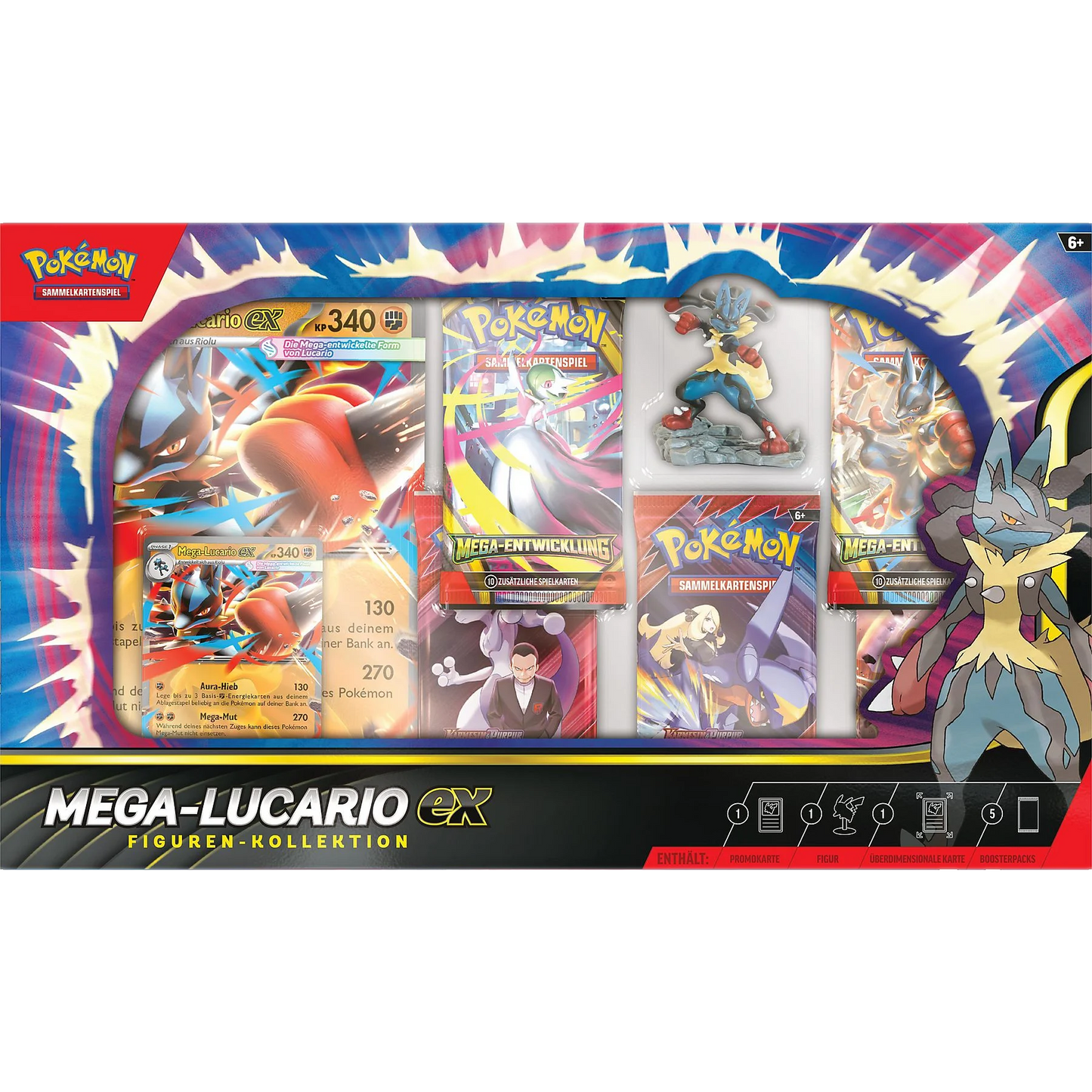 Mega-Lucario-ex Figuren Kollektion DE