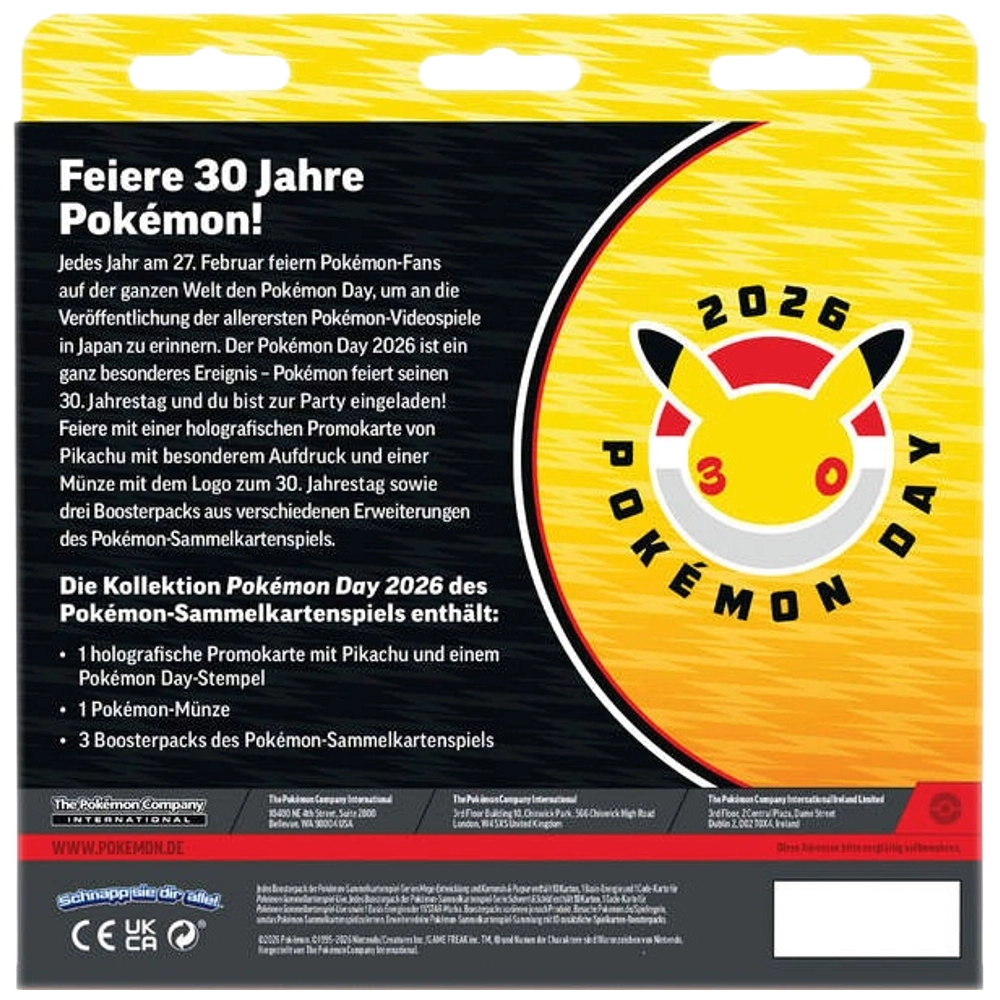Pokémon Day 2026 Kollektion - DE
