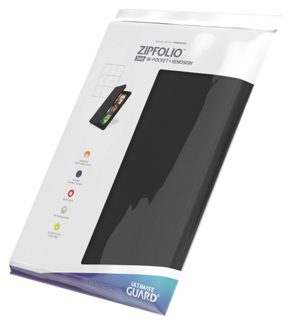 Ultimate Guard Zipfolio 360 - 18-Pocket XenoSkin Schwarz