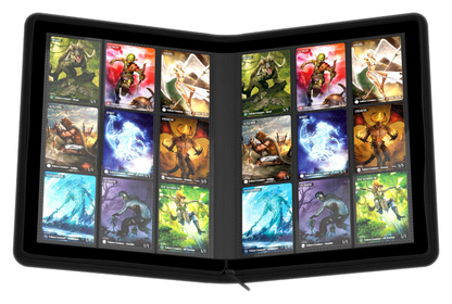 Ultimate Guard Zipfolio 360 - 18-Pocket XenoSkin Schwarz